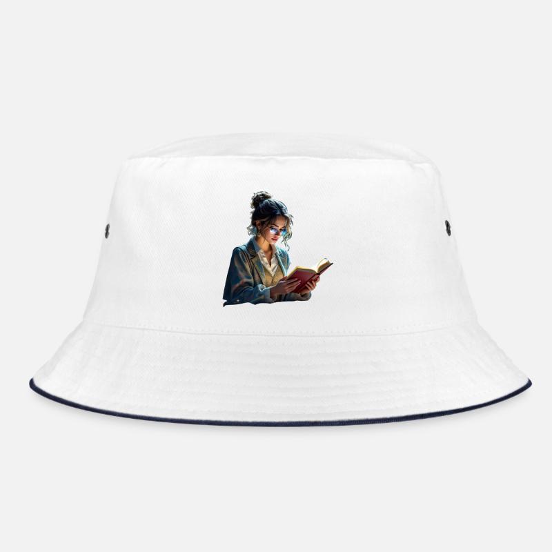 Literarische Glamour Blazer Ästhetik Bucket Hat