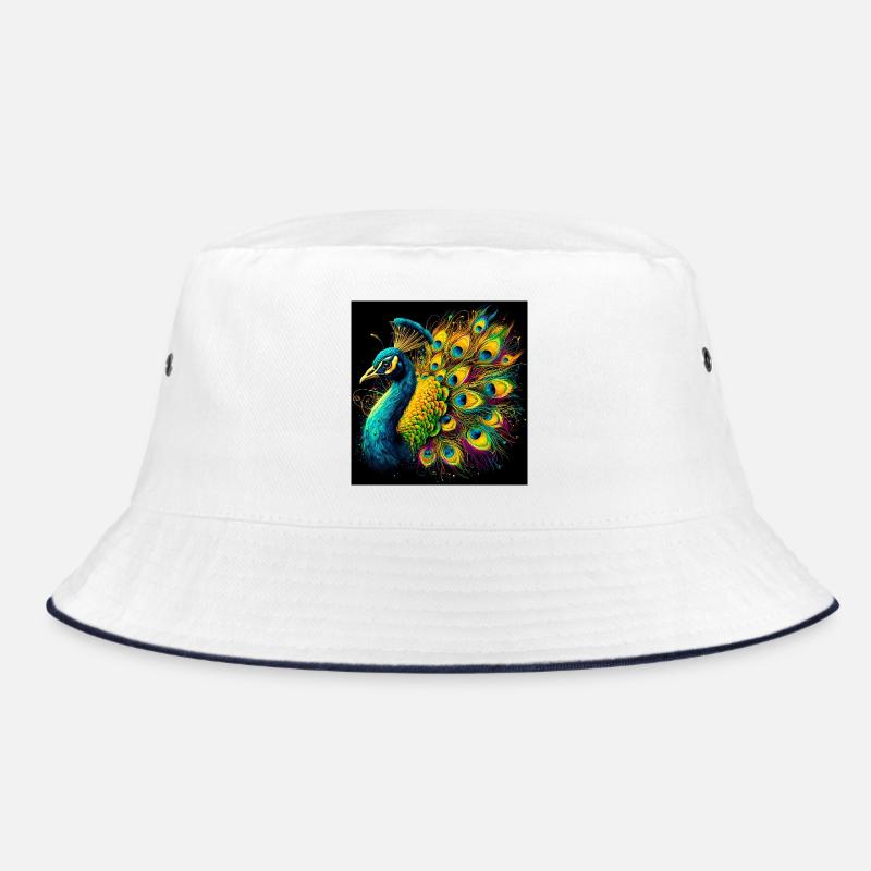 peacock Bucket Hat