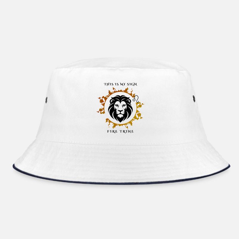 Mon signe Lion - Bob - blanc/marine