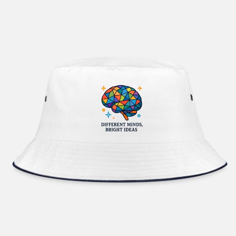 Mosaic Brain: Multiple Ideas Bucket Hat