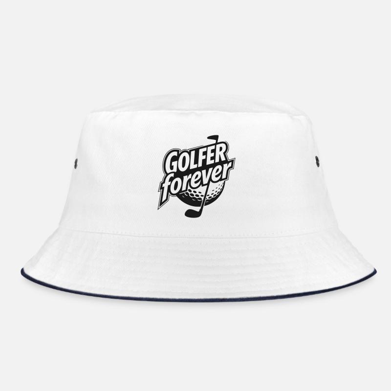 Faute de frappe de Golfer Forever avec la balle de golf - Bob - blanc/marine