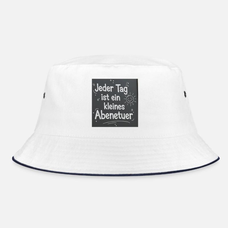 Jeder Tag ist ein kleines Abenteuer Bucket Hat