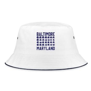 Baltimore, Maryland Football City Patriot - Bob - blanc/marine - Devant