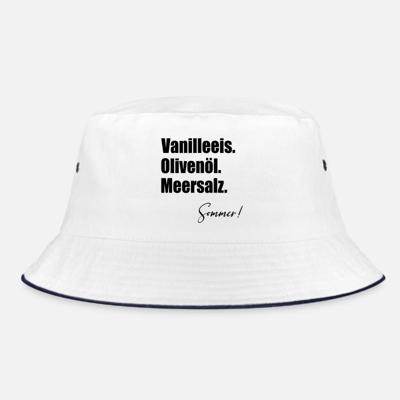 Vanilleeis Sommer Olivenöl Bucket Hat