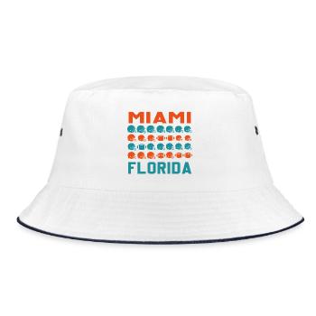 Miami Football Pop Art - Bob - blanc/marine - Devant