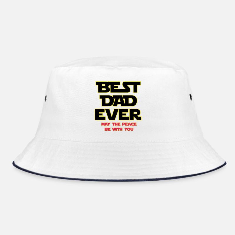 Bester Vater aller Zeiten Neon-Umrisse Bucket Hat