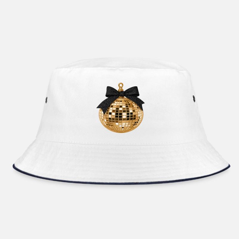 Disco ball with bow Bucket Hat