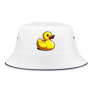Caneton Canard Canard Canard - Bob - blanc/marine - Devant