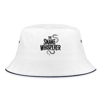The Snake Whisperer - Bucket Hat - white/navy - Front
