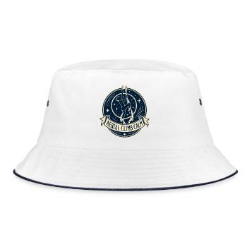 AERIAL CLIMB CALM - Bucket Hat - Weiß/Navy - Vorne