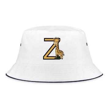 Girafe Lettre Z - Bob - blanc/marine - Devant