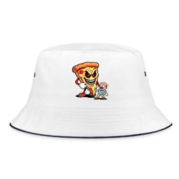 Monstre de la Pizza - Bob - blanc/marine - Devant