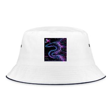Semantischer Schleim - System Error - Bucket Hat - Weiß/Navy - Vorne