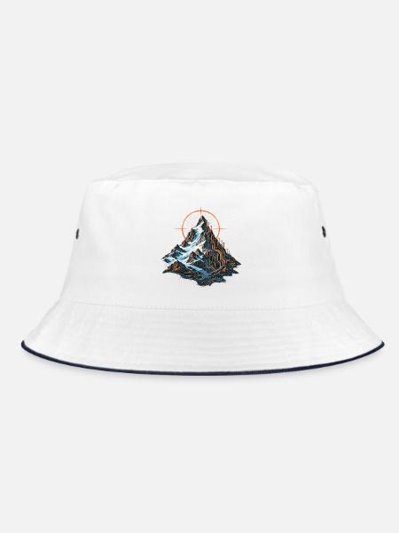 Alpine Circuit - Bucket Hat - Weiß/Navy