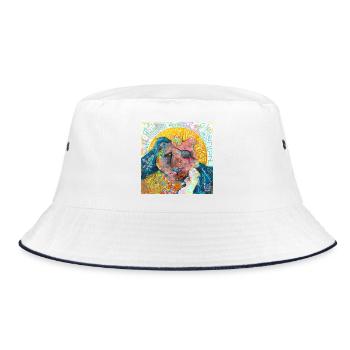 Pilgrim Lion - Bucket Hat - white/navy - Front