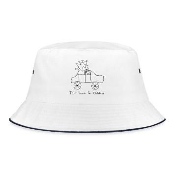 Färt Home For Christmas - Bucket Hat - Weiß/Navy - Vorne