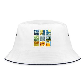 Van Art Gogh Graphique - Bob - blanc/marine - Devant