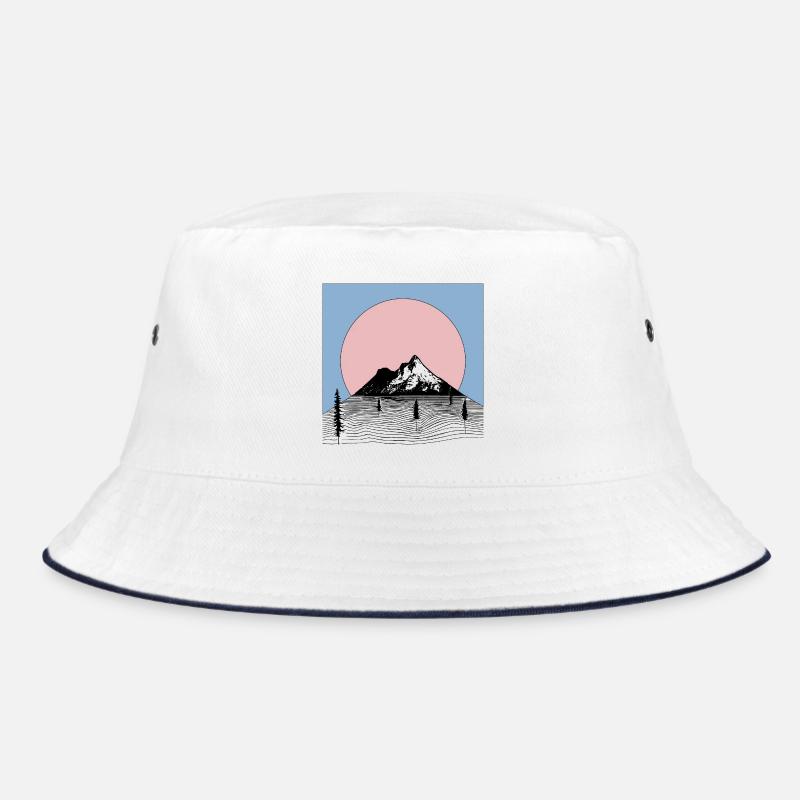 Esthétique de montagne Esthétique Graphique - Bob - blanc/marine