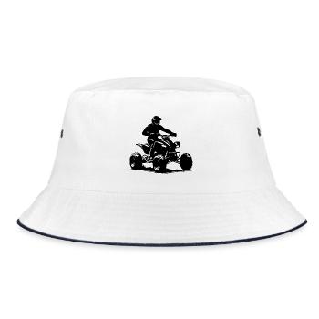 Contour du quad Quad - Bob - blanc/marine - Devant