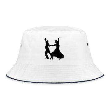 Dance dance dance couple - Bucket Hat - white/navy - Front