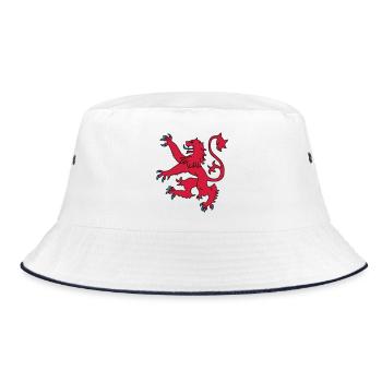 Scottish Lion - Bucket Hat - white/navy - Front