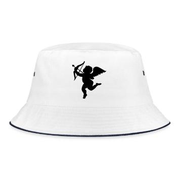 Angel of Love - Bucket Hat - white/navy - Front