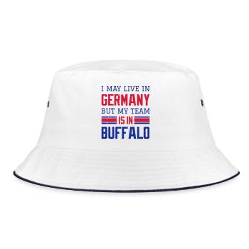 Buffalo - Bucket Hat - Weiß/Navy - Vorne