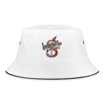 Starnberger See Anno 1962 - Bucket Hat - Weiß/Navy - Vorne