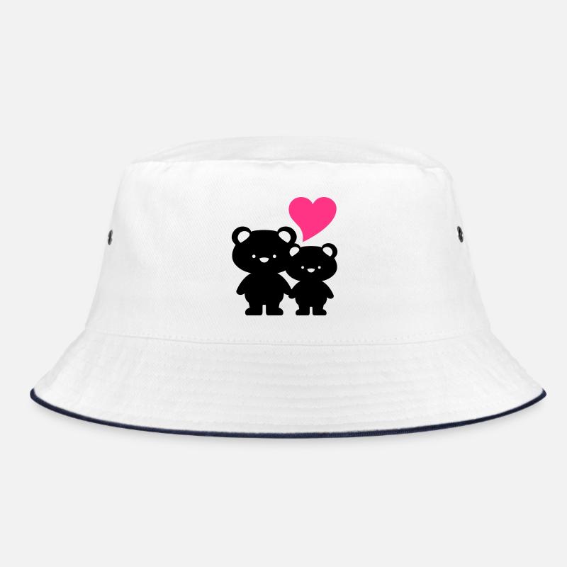 verliebter teddy - verliebte teddys / teddies Bucket Hat