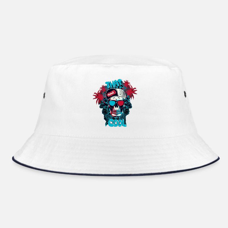 That's cool - Bucket Hat - white/navy