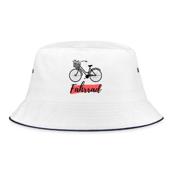 Chemise de cyclisme – I Love Cycling Design - Bob - blanc/marine - Devant