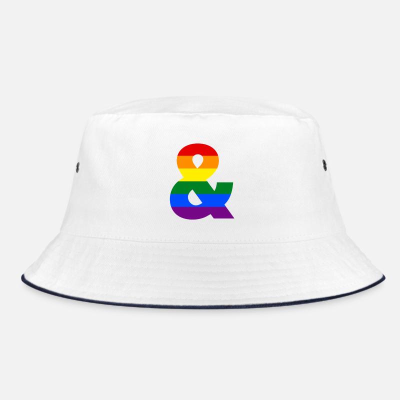 Pride Rainbow Ampersand Bucket Hat