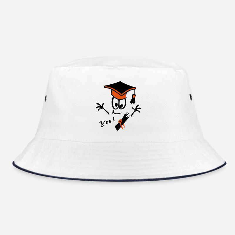 Doktorhut Studium Schule Comic Yes Bucket Hat