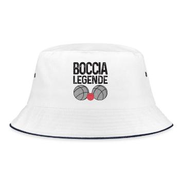 Boccia Player Boccia Legend Balls Boccia - Bucket Hat - white/navy - Front