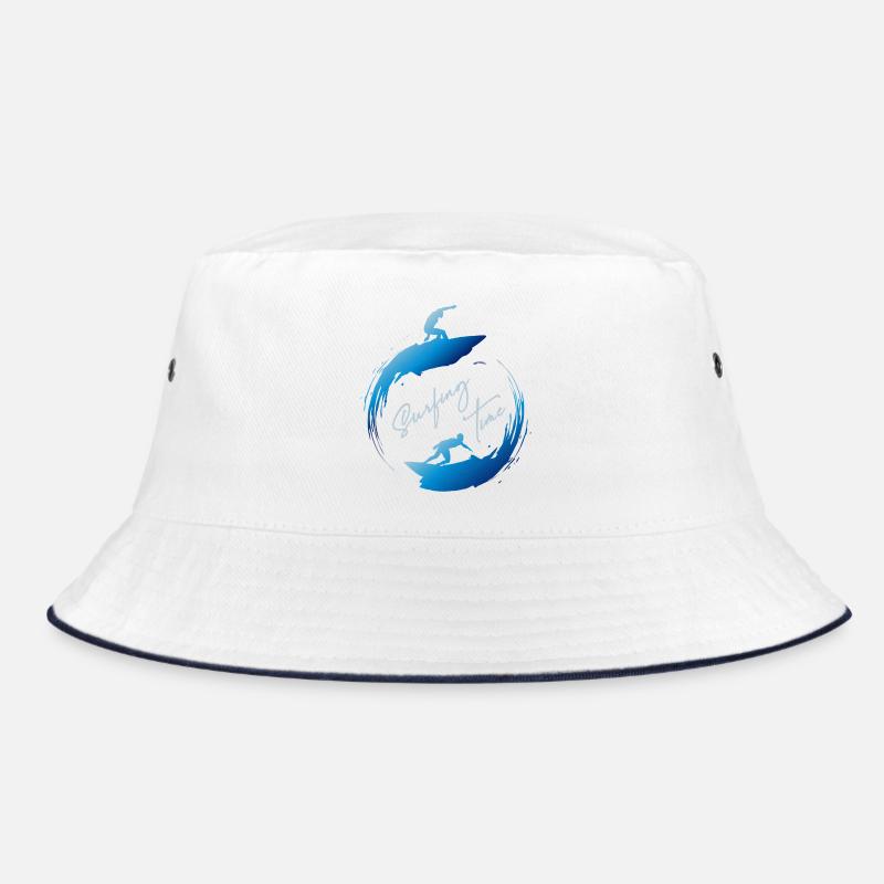 Surfing, surfing time Bucket Hat