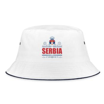 SERBIE - Bob - blanc/marine - Devant