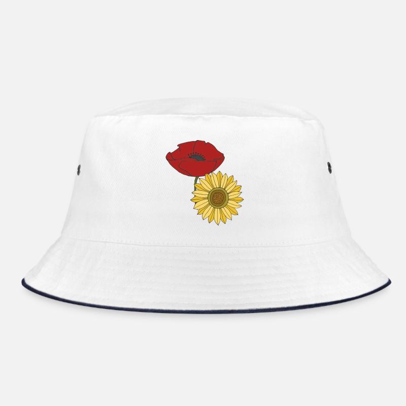 mohn sonnenblume Bucket Hat