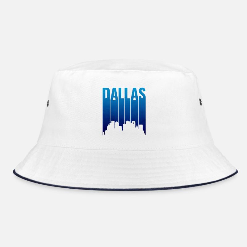 Dallas Skyline Gradient Silhouette Bucket Hat