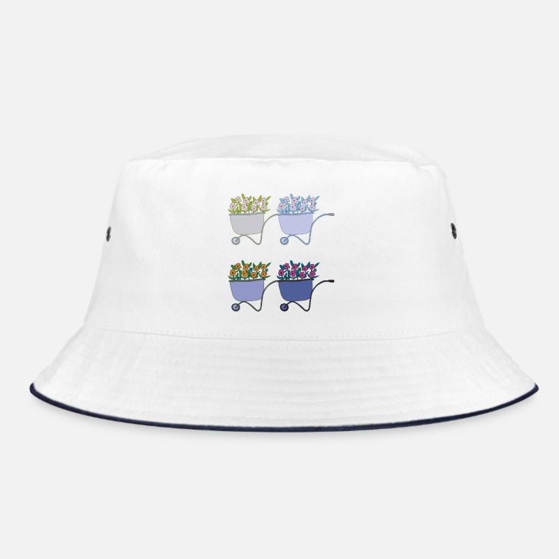 Wheelbarrows 4-fold Bucket Hat