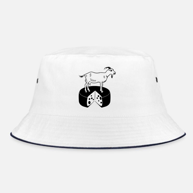 Goat on cheese Bucket Hat
