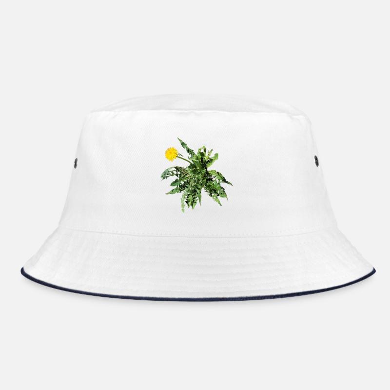 Löwenzahn - Bucket Hat - Weiß/Navy