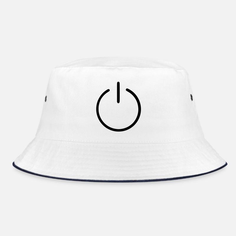 Ein uns Aus Knopf Bucket Hat