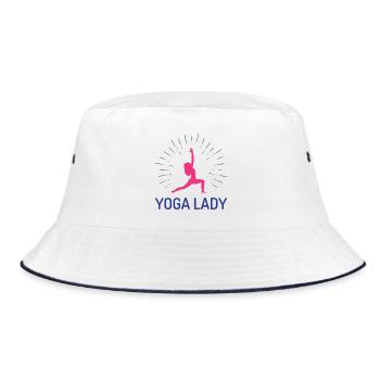 Fille de yoga - Bob - blanc/marine - Devant
