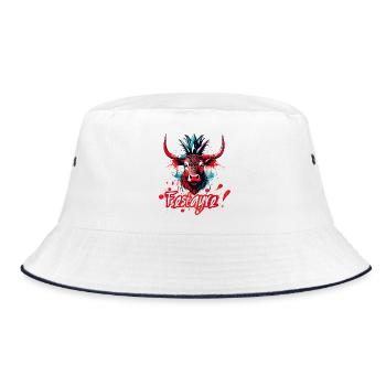 Festayre! Féria de Bézier, Dax, Nîmes, Bayonne... - Bucket Hat - white/navy - Front