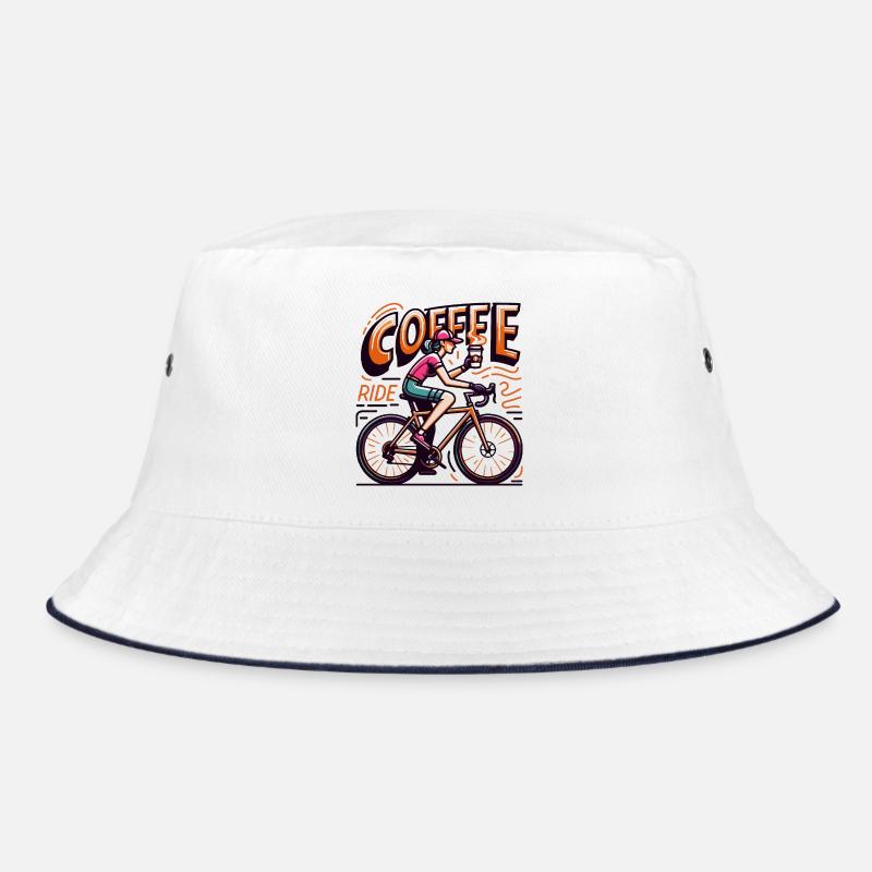 Lebendige Kaffeefahrt Illustration Bucket Hat