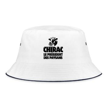 agriculteur, agriculture, paysan, fermier - Bob - blanc/marine - Devant