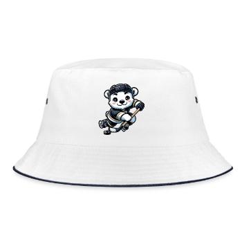 Polar Bear Hockey Club Joueur de hockey Polar Bear - Bob - blanc/marine - Devant