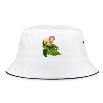 Fleurs de Calla en vert - Bob - blanc/marine - Devant
