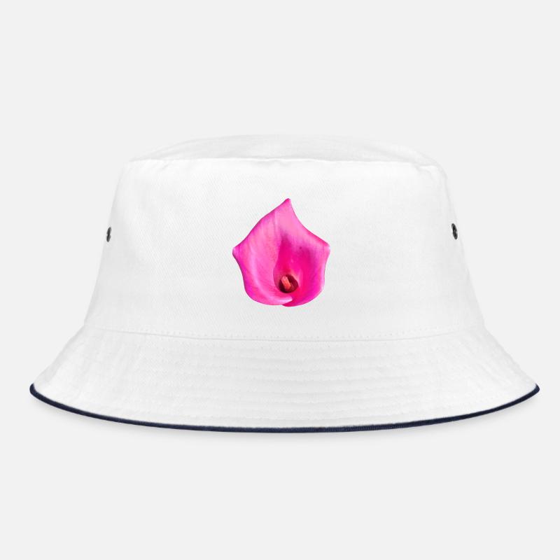 Pinke Calla Blüte Bucket Hat