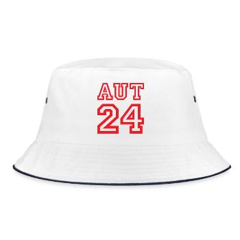 Austria Österreich - Bucket Hat - Weiß/Navy - Vorne